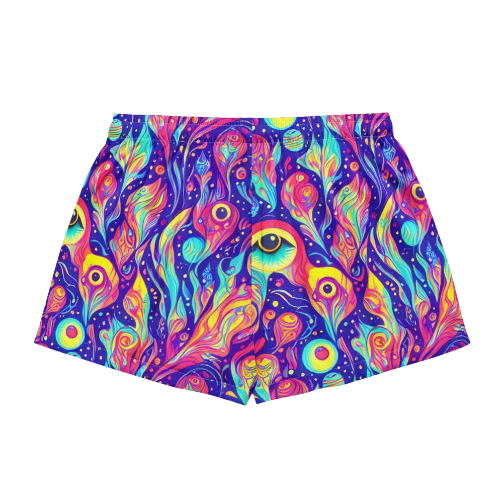 Mystic Petal Dance on Women's Pajama Shorts — Back