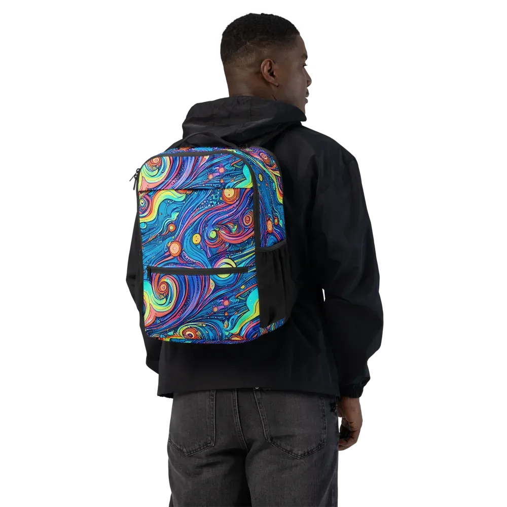 Echoes of Vortex on Utility Backpack — Back