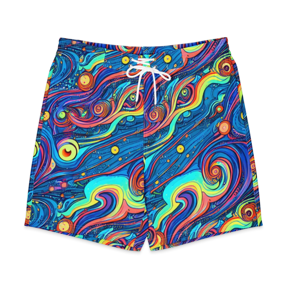 Echoes of Vortex on Men's Board Shorts — Front