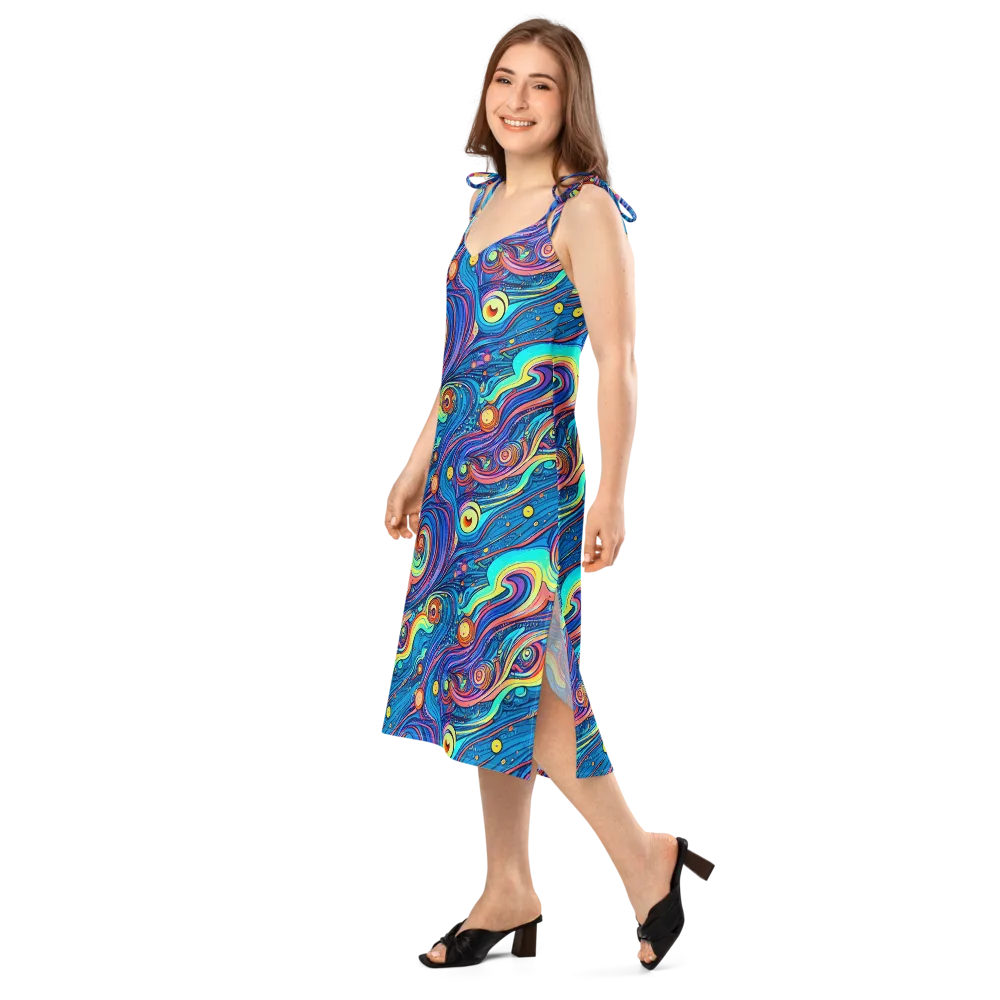 Echoes of Vortex on Slip Dress — Left Front