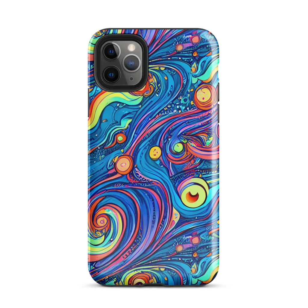 Echoes of Vortex on Tough Case for iPhone® — Front