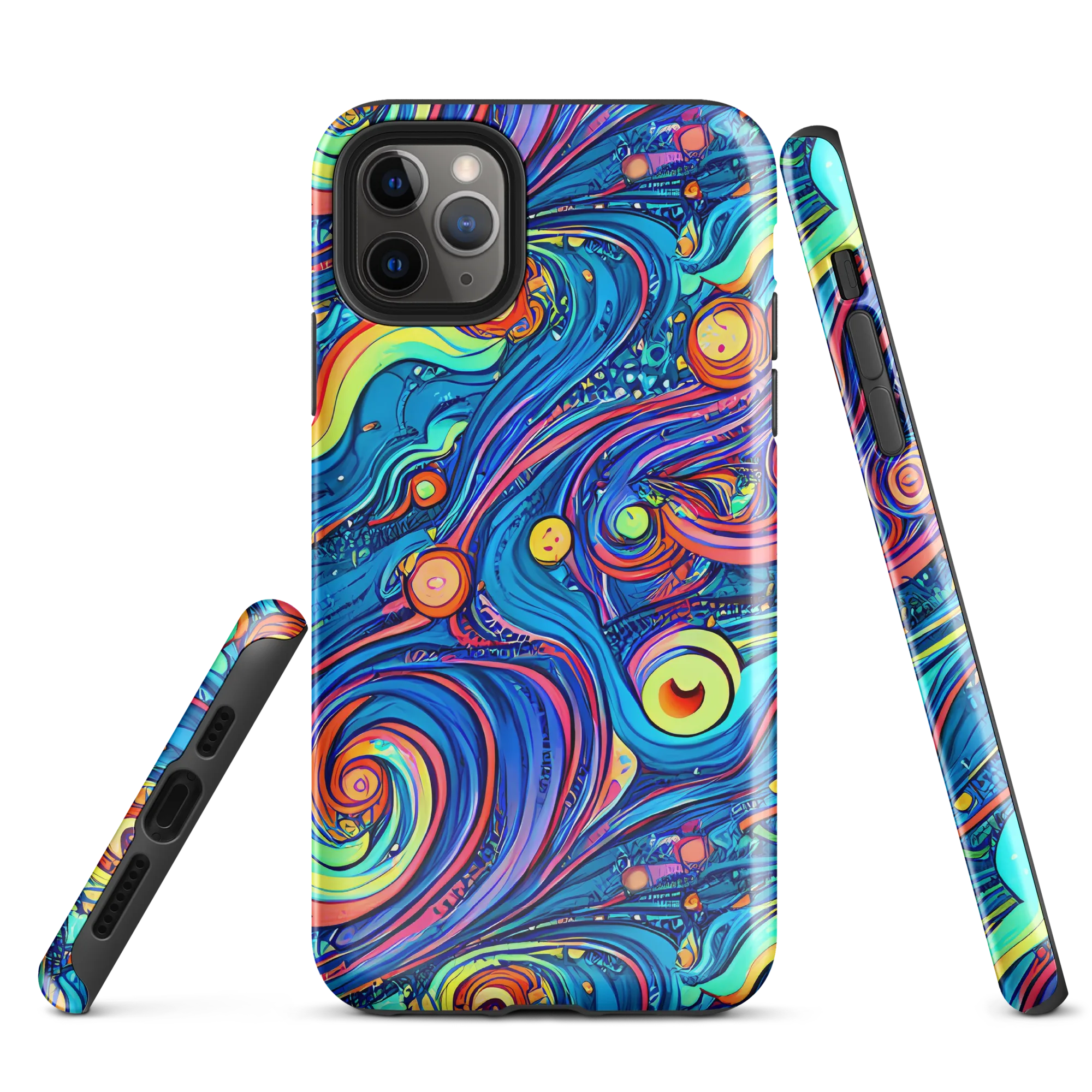 Echoes of Vortex on Tough Case for iPhone® — Front