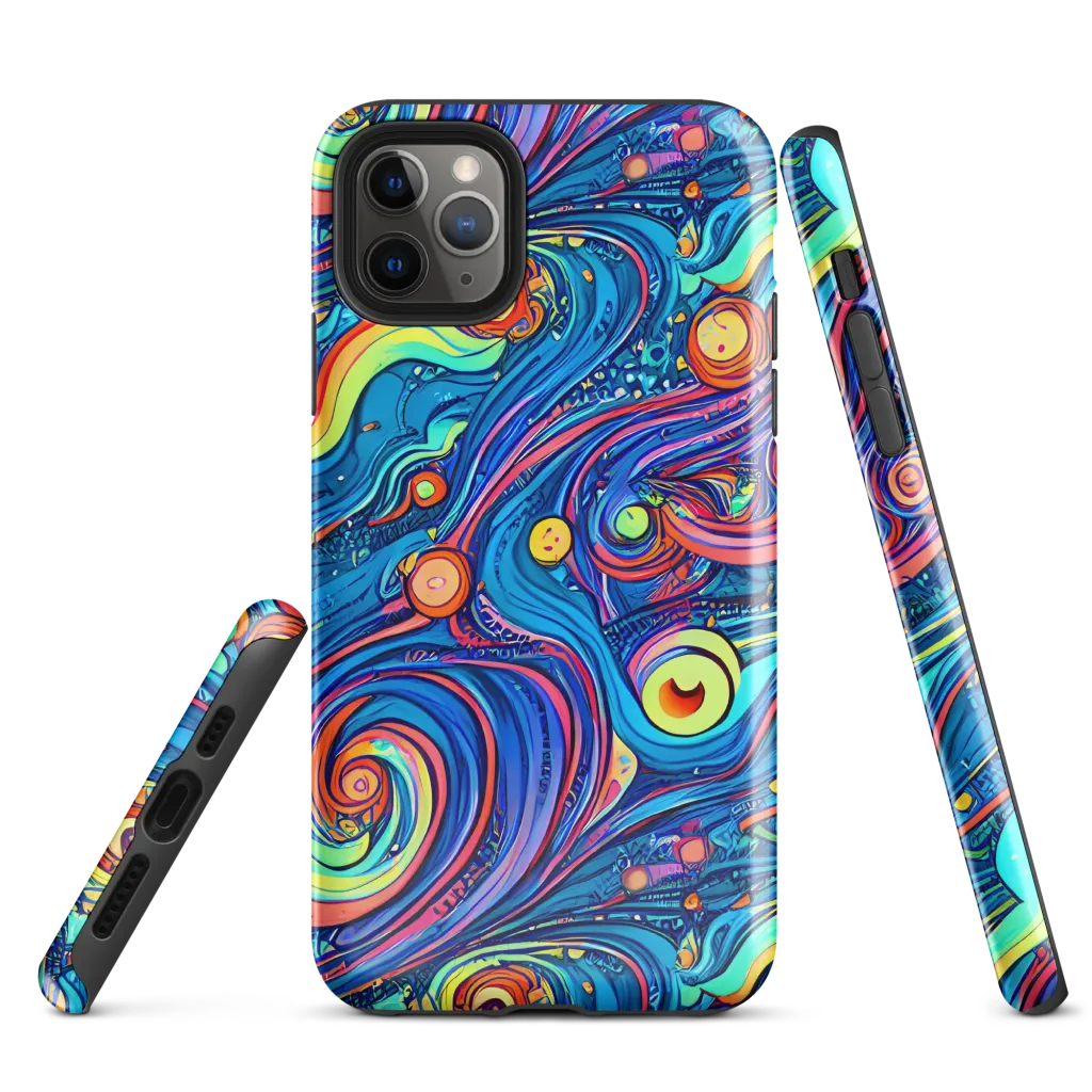 Echoes of Vortex on Tough Case for iPhone® — Front