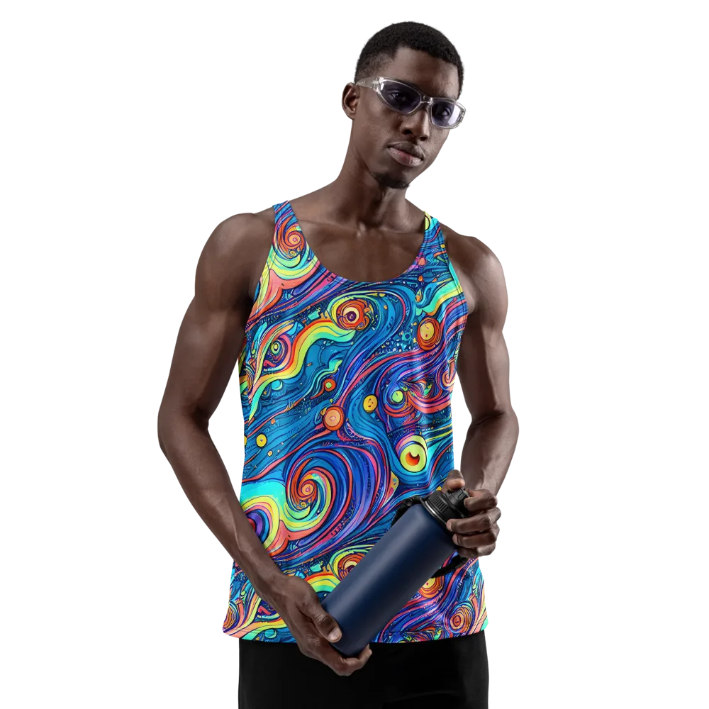 Echoes of Vortex on Men's Tank Top — Front