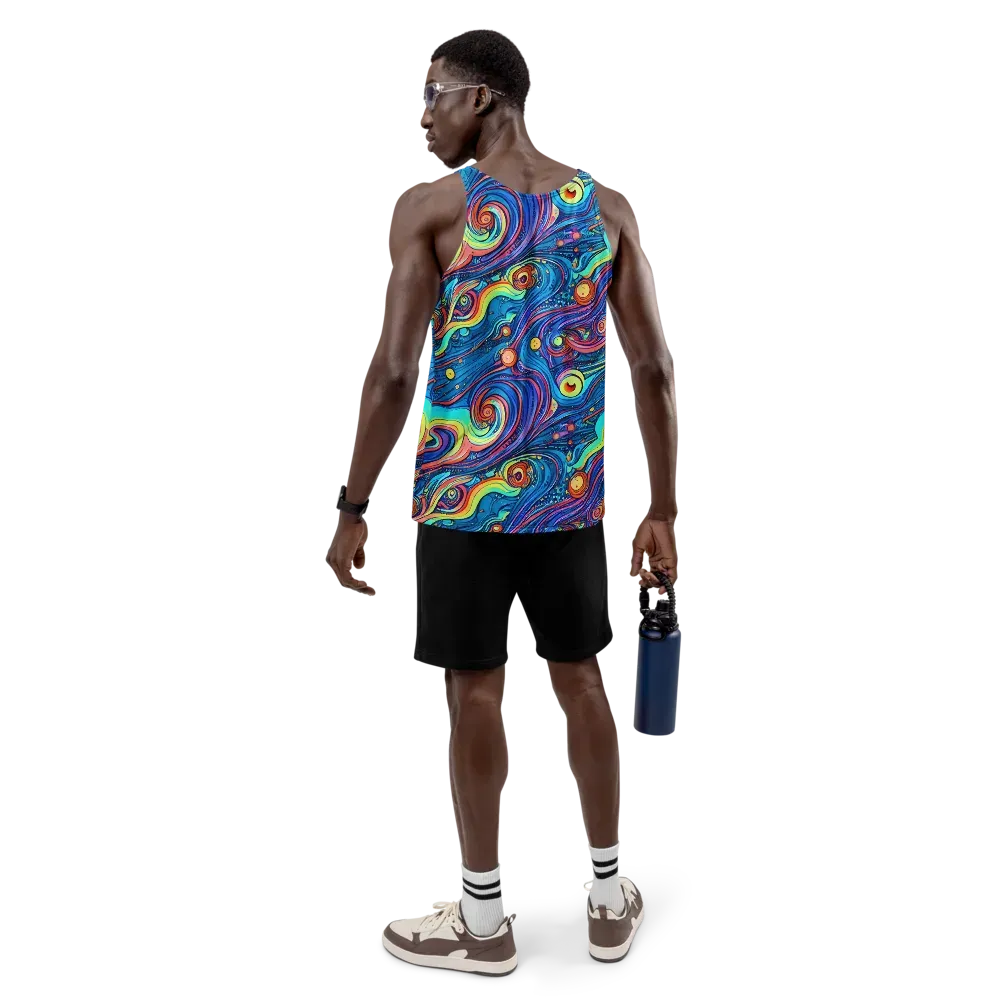 Echoes of Vortex on Men's Tank Top — Back
