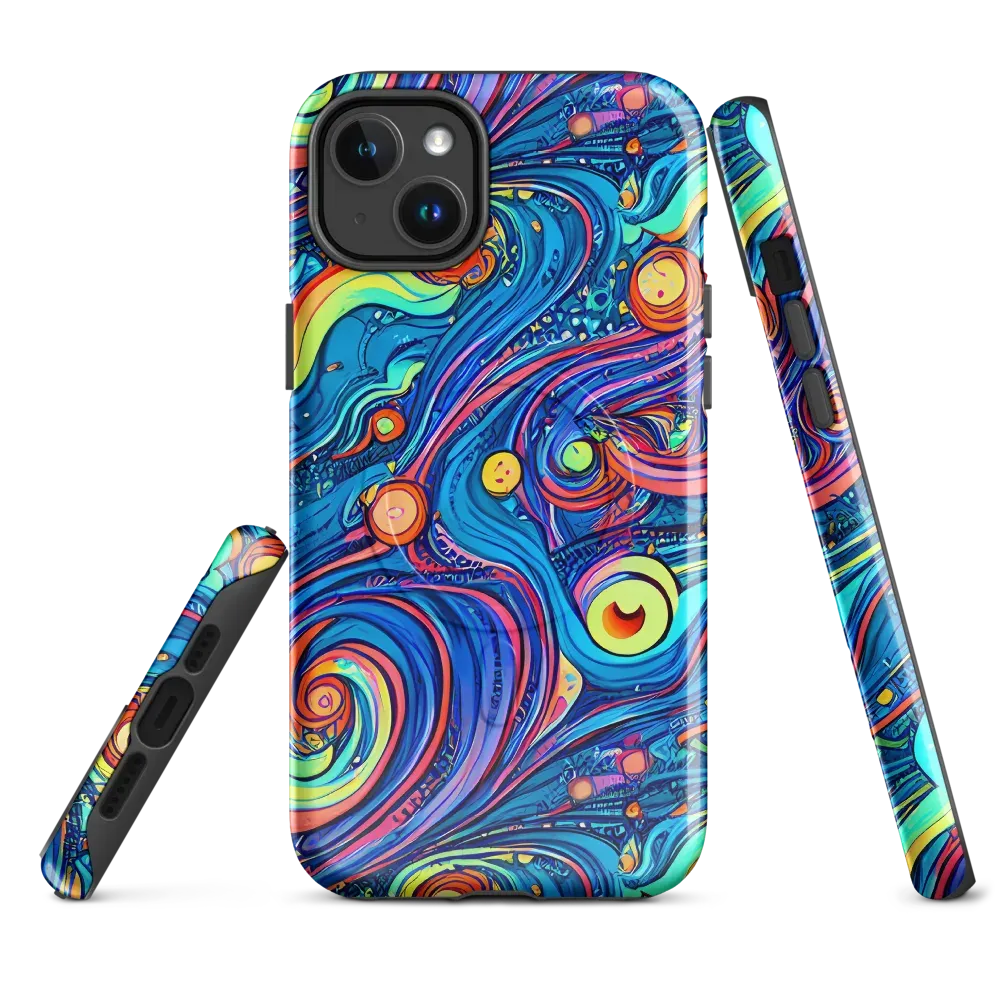 Echoes of Vortex on MagSafe Tough Case for iPhone® — Front
