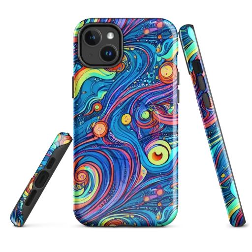 Echoes of Vortex on a MagSafe Tough Case for iPhone®