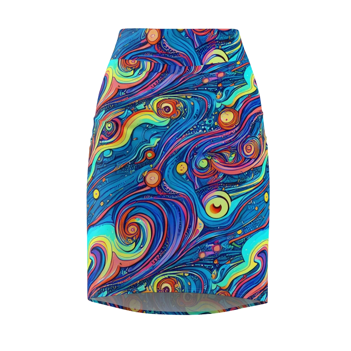 Echoes of Vortex on Pencil Skirt — Front