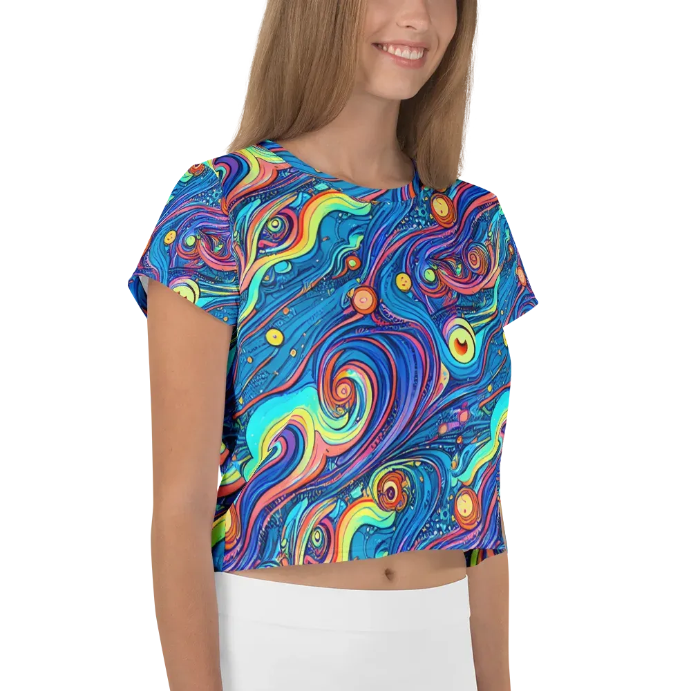 Echoes of Vortex on Crop Tee — Right