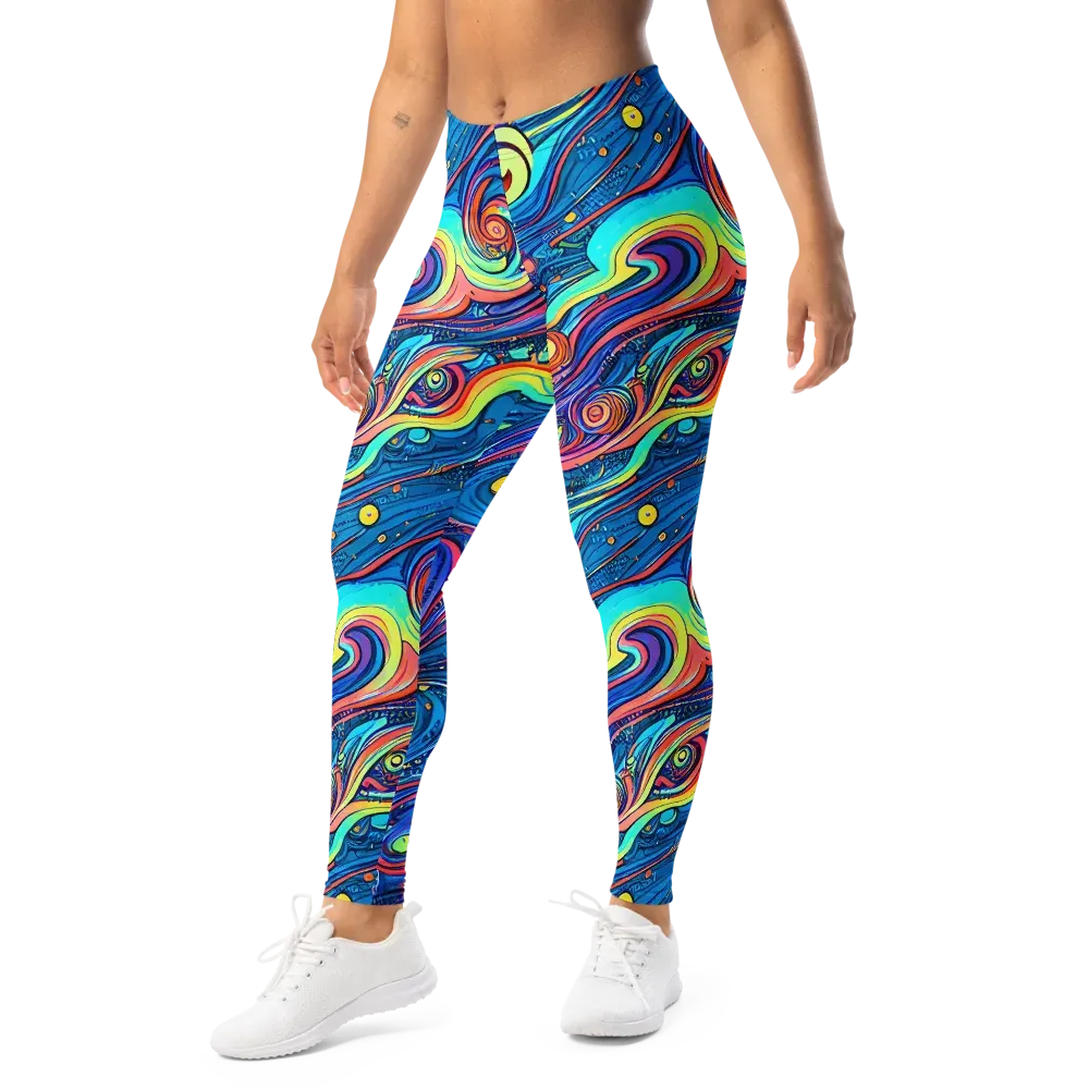Echoes of Vortex on Leggings — Left Front