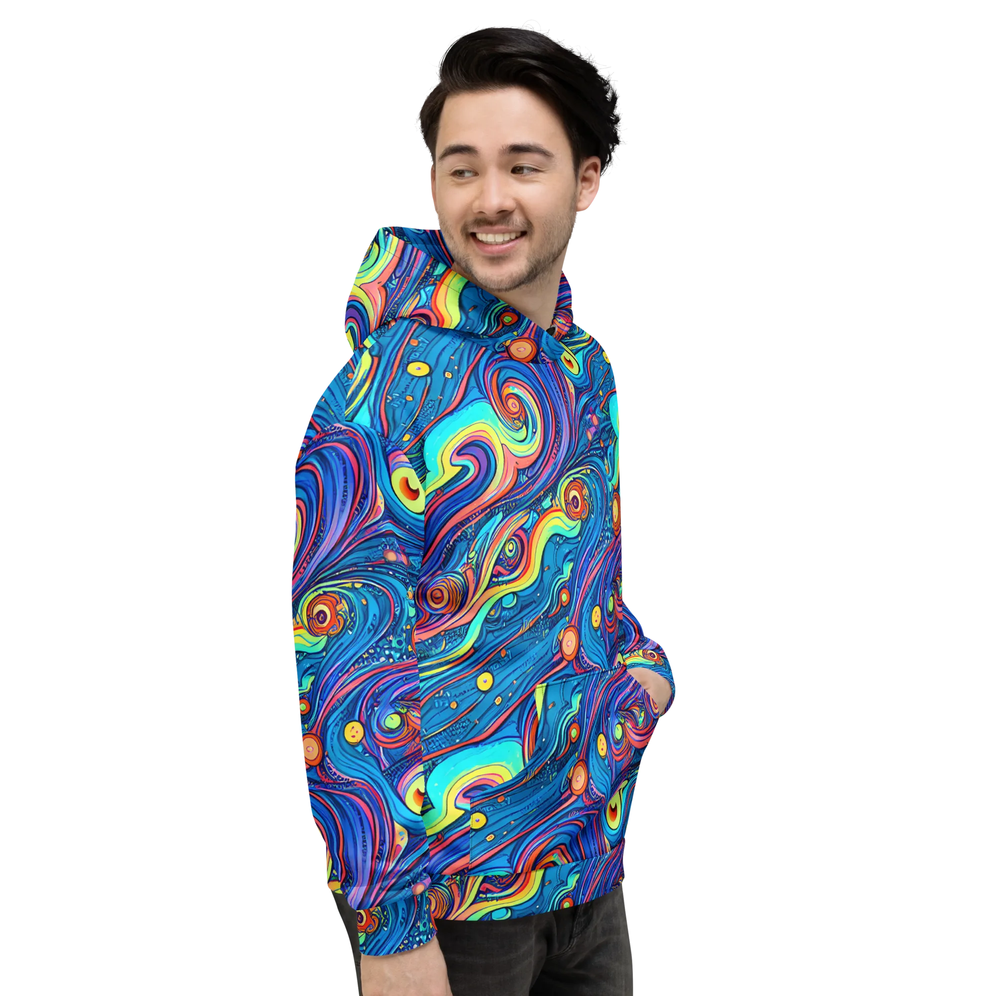 Echoes of Vortex on Hoodie — Right