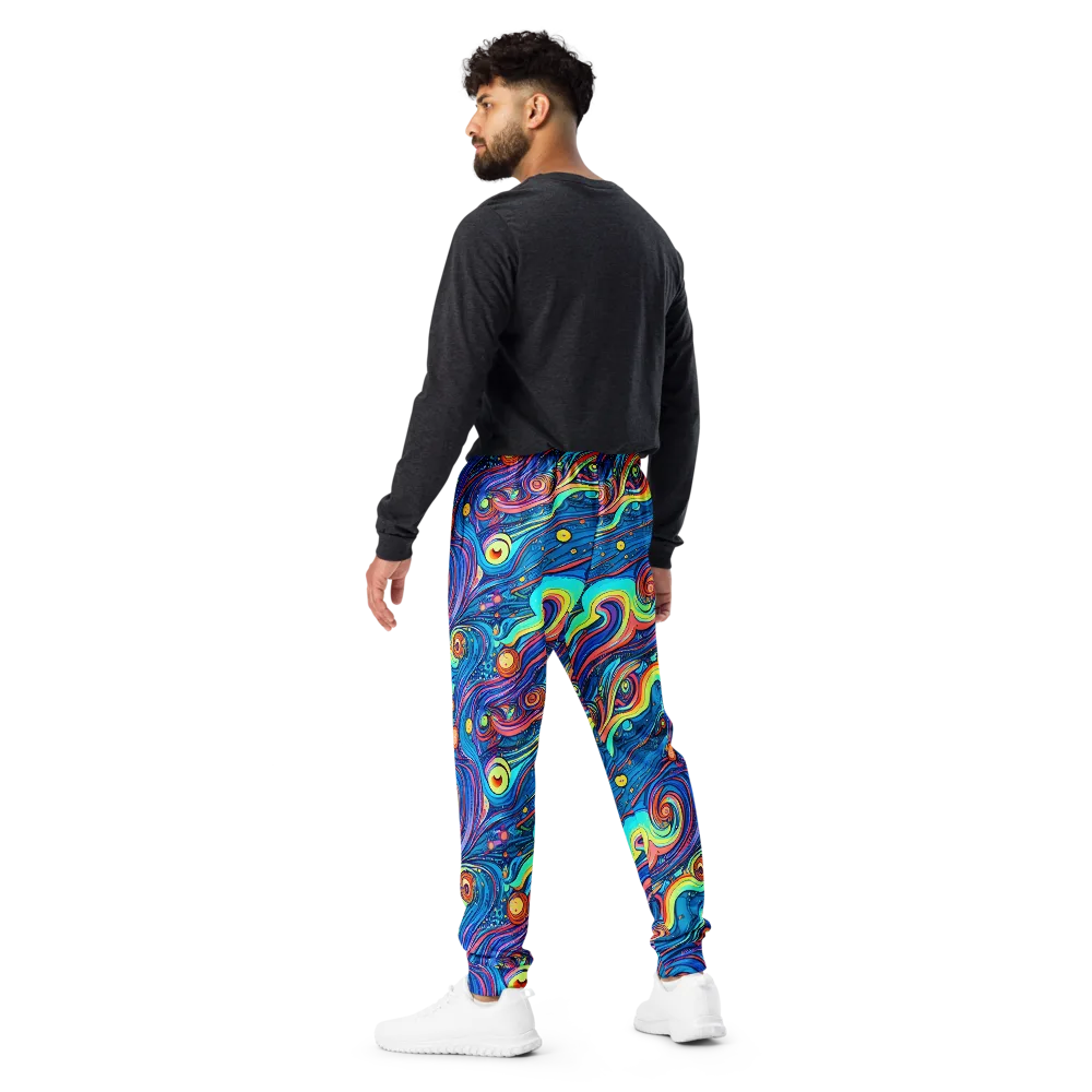 Echoes of Vortex on Men's Joggers — Back