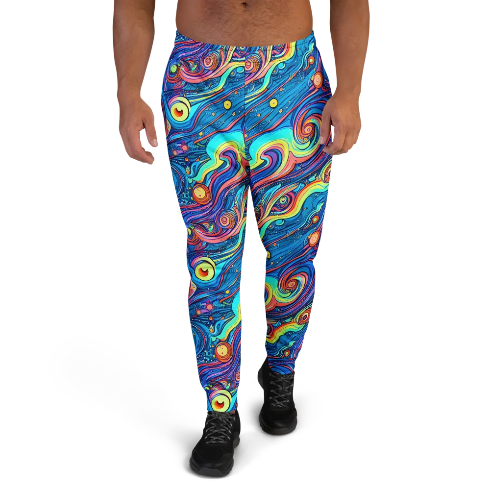 Echoes of Vortex on Men's Joggers — Front