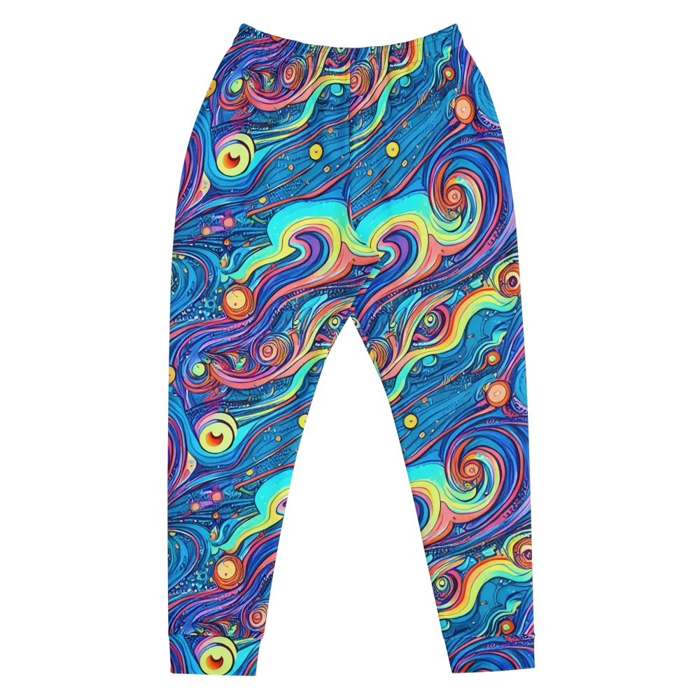 Echoes of Vortex on Men's Joggers — Front