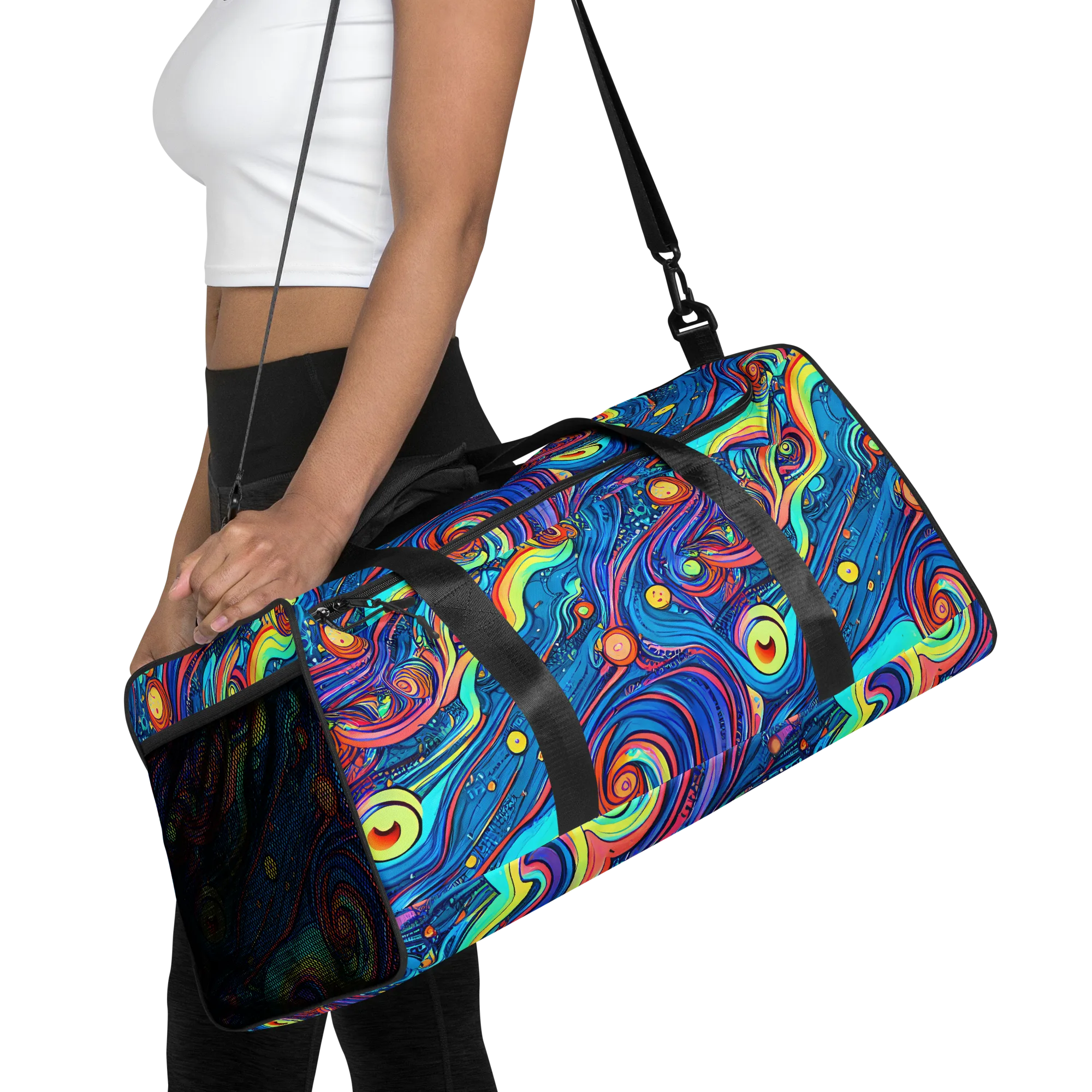 Echoes of Vortex on Duffle Bag — Front