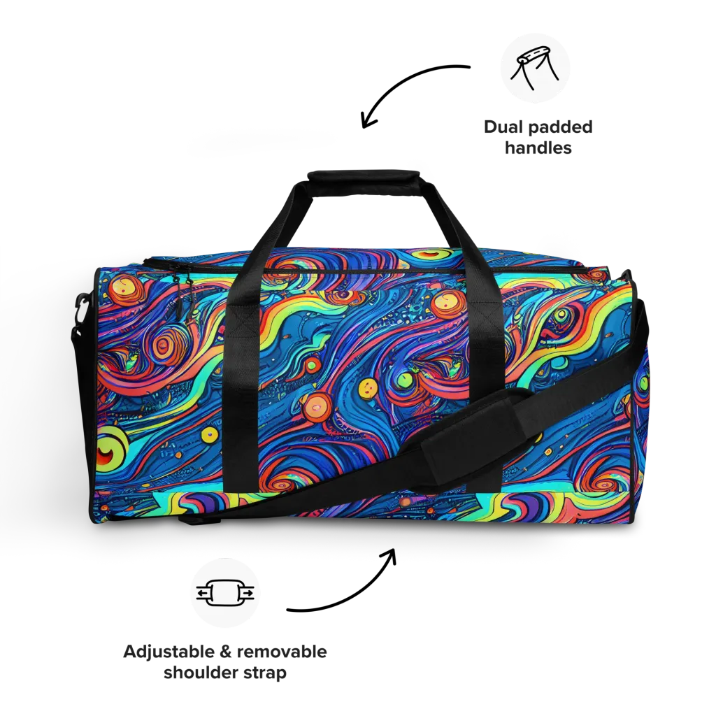 Echoes of Vortex on Duffle Bag — Front