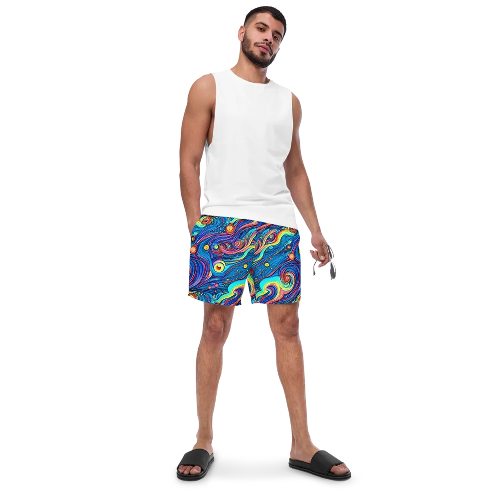 Echoes of Vortex on Swim Trunks — Front