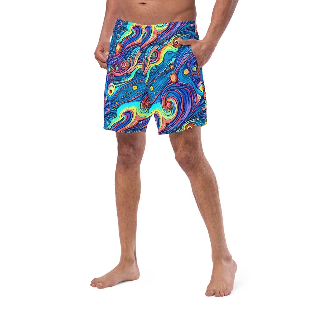 Echoes of Vortex on Swim Trunks — Left Front