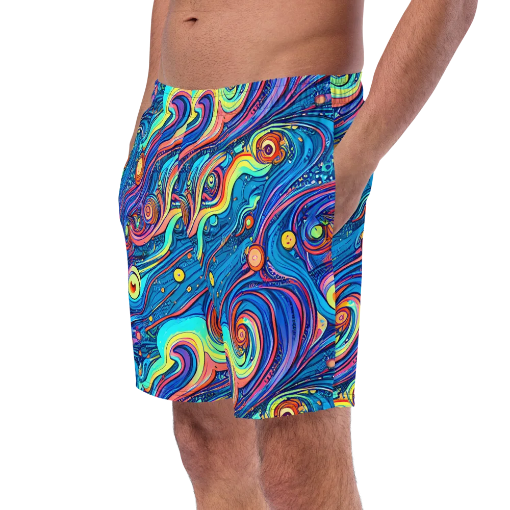 Echoes of Vortex on Swim Trunks — Left Front