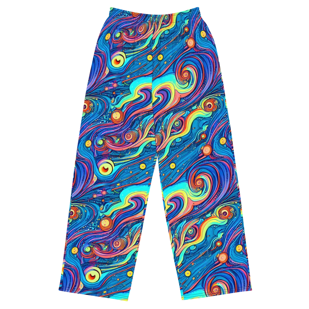 Echoes of Vortex on Wide-Leg Pants — Front