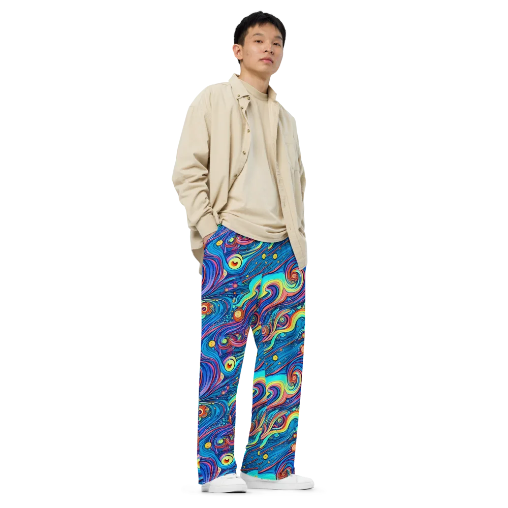Echoes of Vortex on Wide-Leg Pants — Right Front