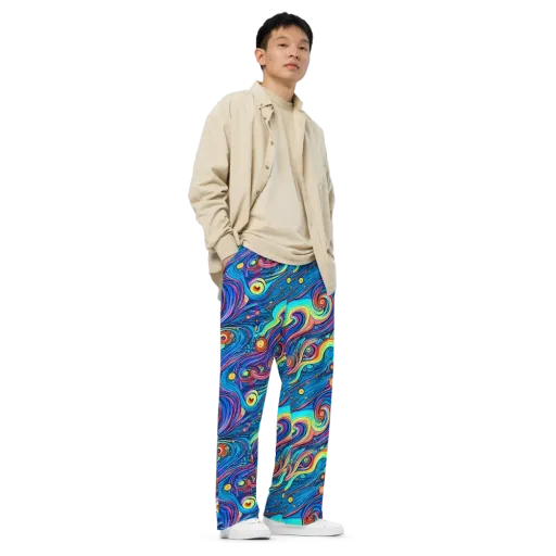 Echoes of Vortex on a Wide-Leg Pants