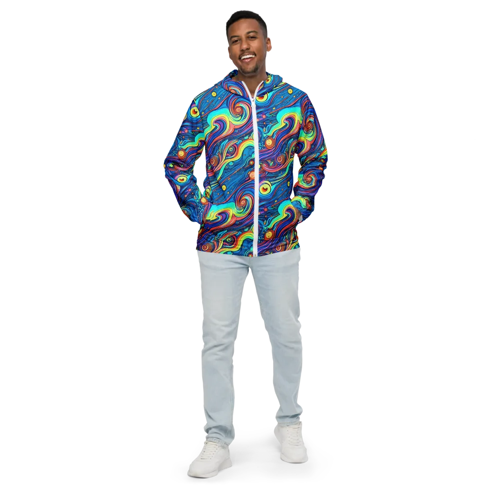 Echoes of Vortex on Men's Windbreaker — Front