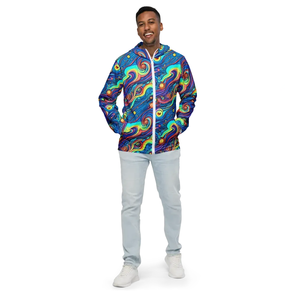 Echoes of Vortex on Men's Windbreaker — Front