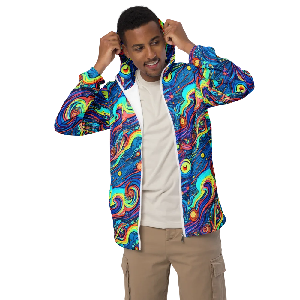 Echoes of Vortex on Men's Windbreaker — Front