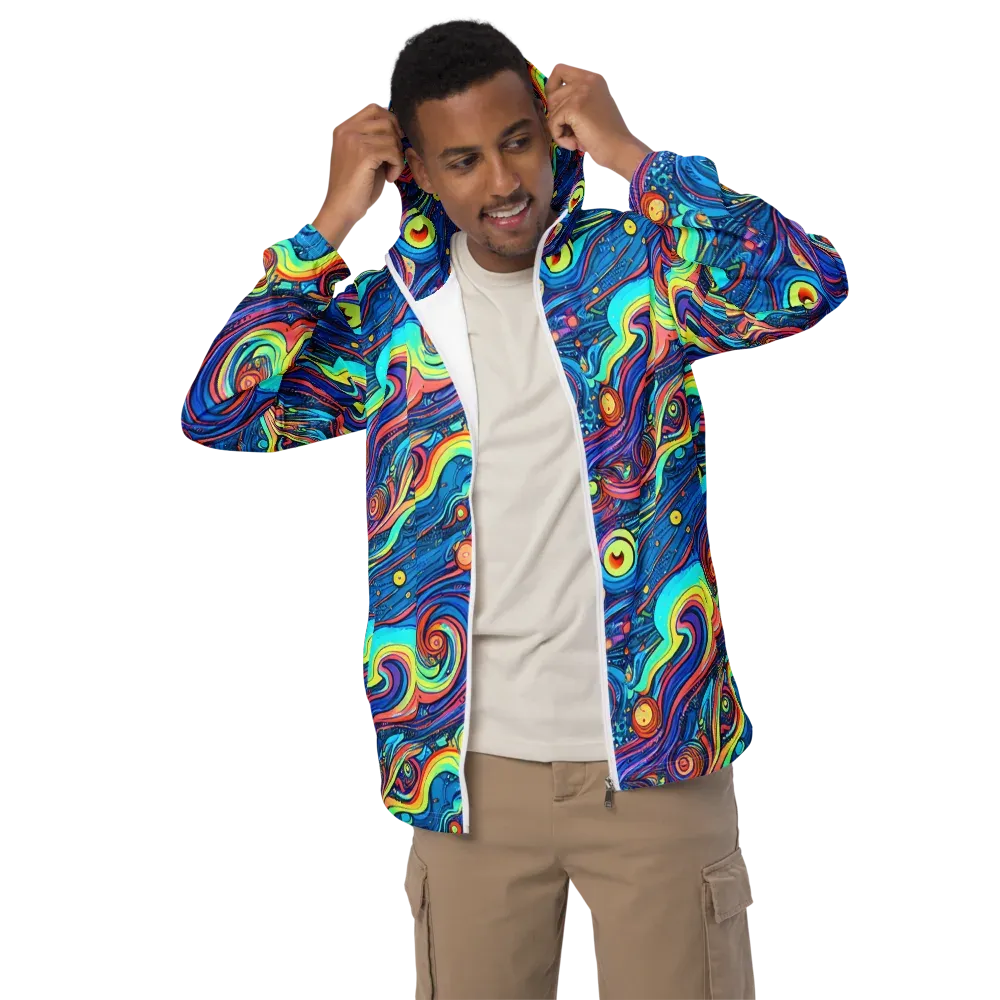 Echoes of Vortex on Men's Windbreaker — Front