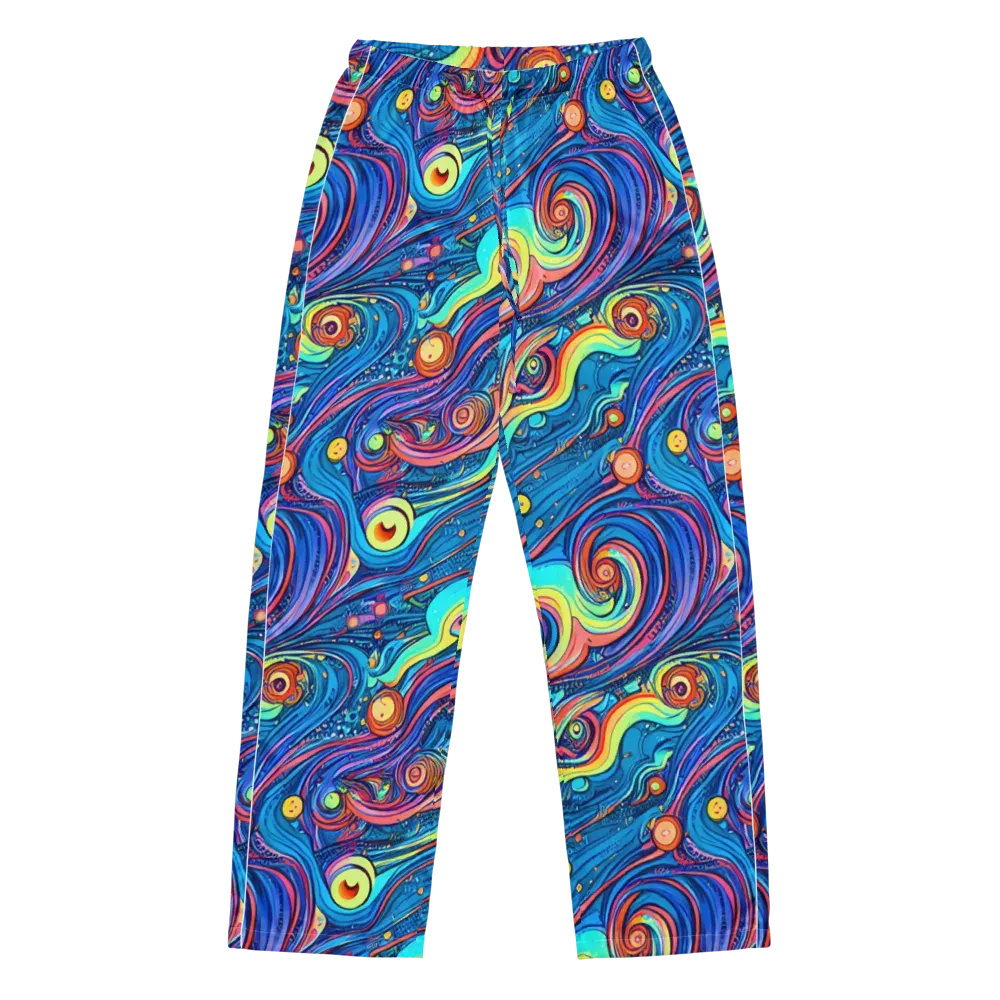 Echoes of Vortex on Women's Pajama Pants — Front