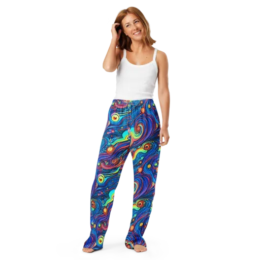 Echoes of Vortex on a Women's Pajama Pants