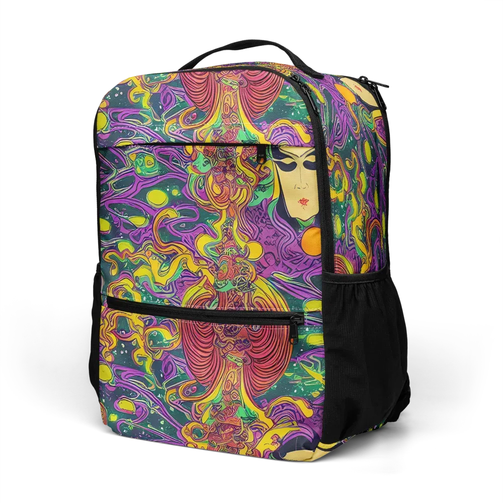 Odyssey in Color on Utility Backpack — Left Front