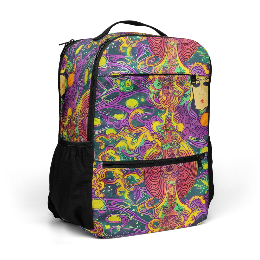 Odyssey in Color on Utility Backpack — Right Front