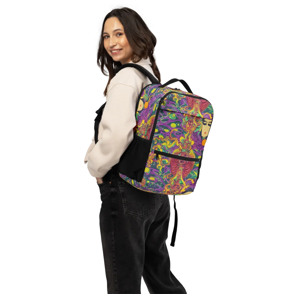 Odyssey in Color on Utility Backpack — Back