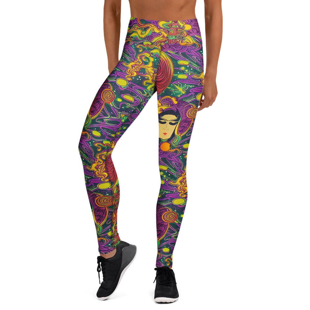 Odyssey in Color on Yoga Leggings — Front