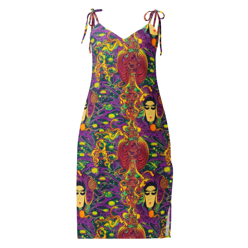 Odyssey in Color on Slip Dress — Front