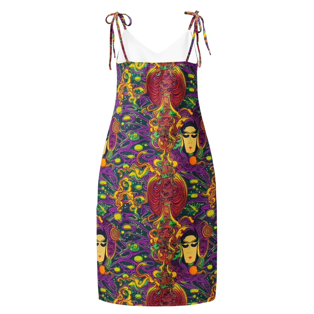 Odyssey in Color on Slip Dress — Back