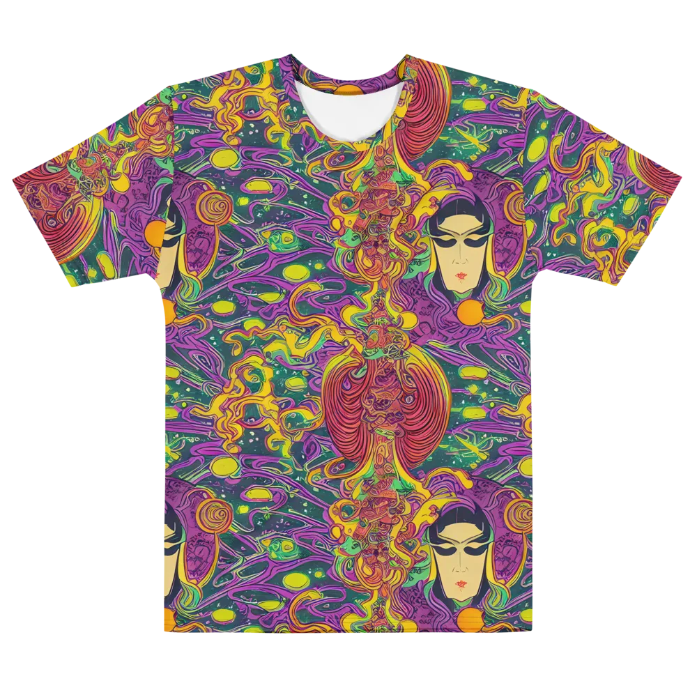 Odyssey in Color on Men's Cotton Crew Neck T-Shirt — Front