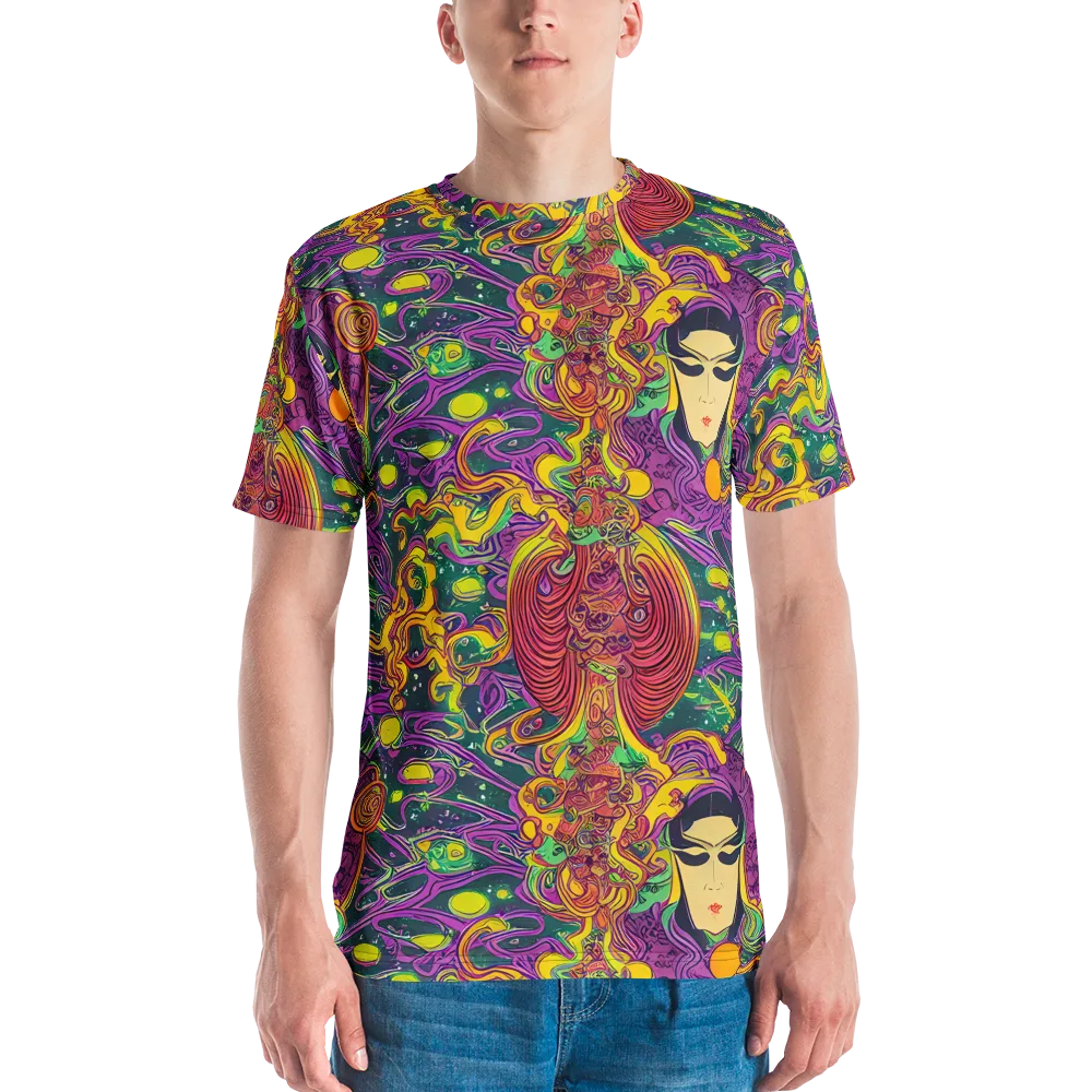 Odyssey in Color on Men's Crew Neck T-Shirt — Front