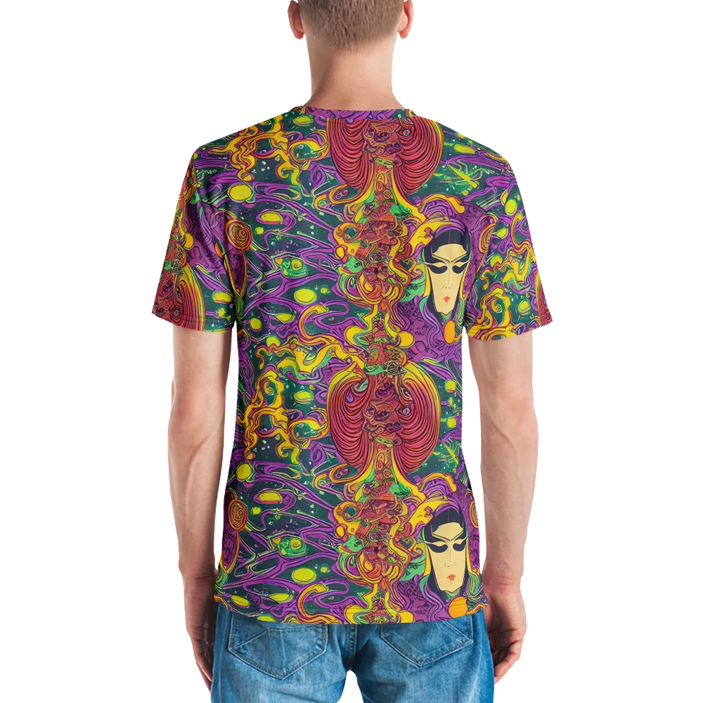 Odyssey in Color on Men's Crew Neck T-Shirt — Back