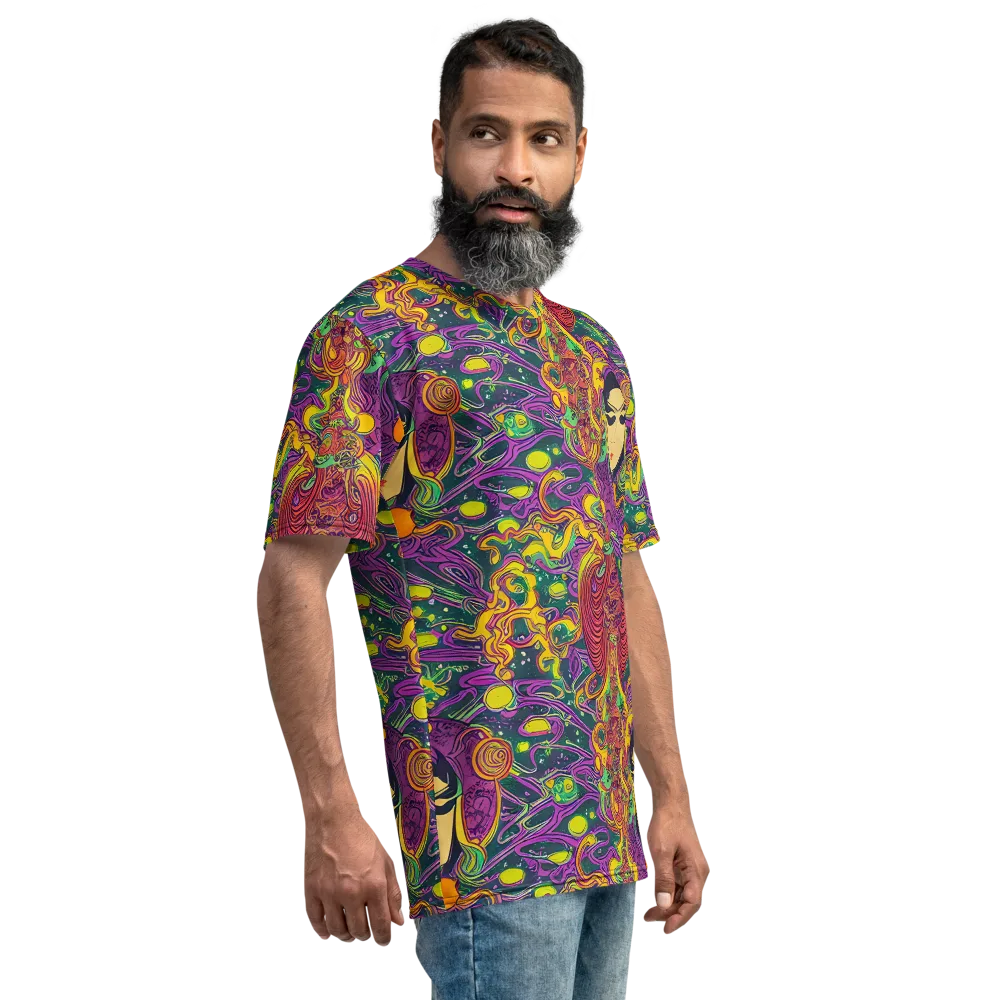Odyssey in Color on Men's Crew Neck T-Shirt — Right