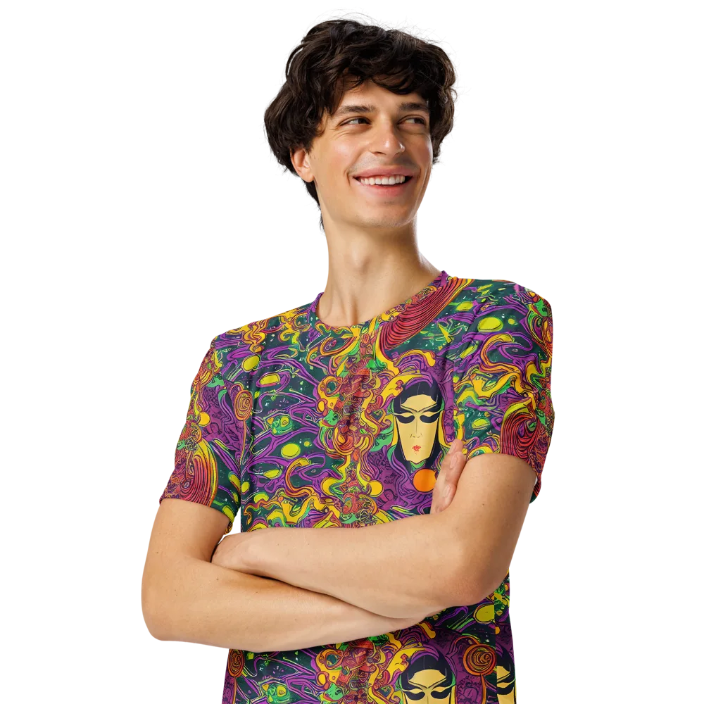 Odyssey in Color on Men's Crew Neck T-Shirt — Left Front