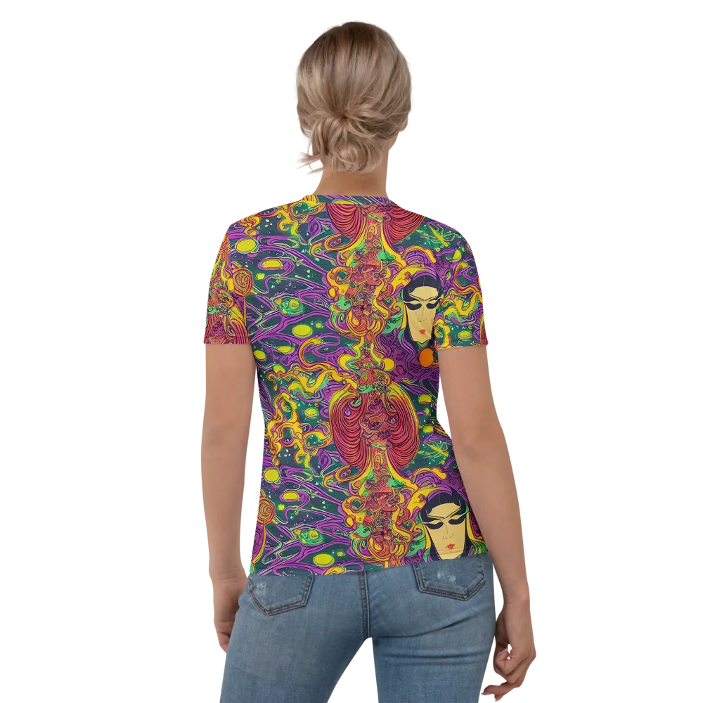 Odyssey in Color on Women's Crew Neck T-Shirt — Back
