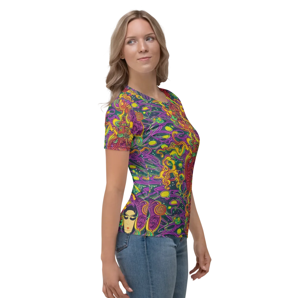Odyssey in Color on Women's Crew Neck T-Shirt — Right