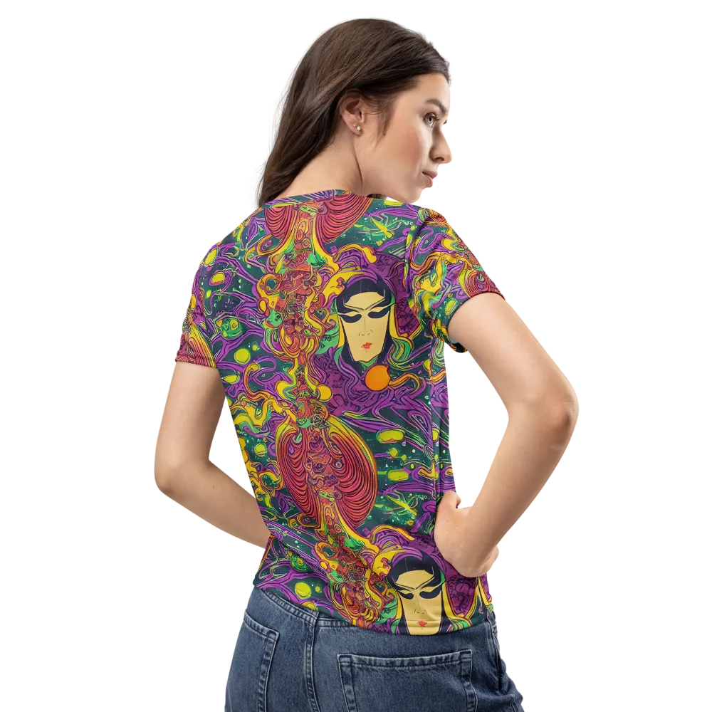 Odyssey in Color on Women's Crew Neck T-Shirt — Back