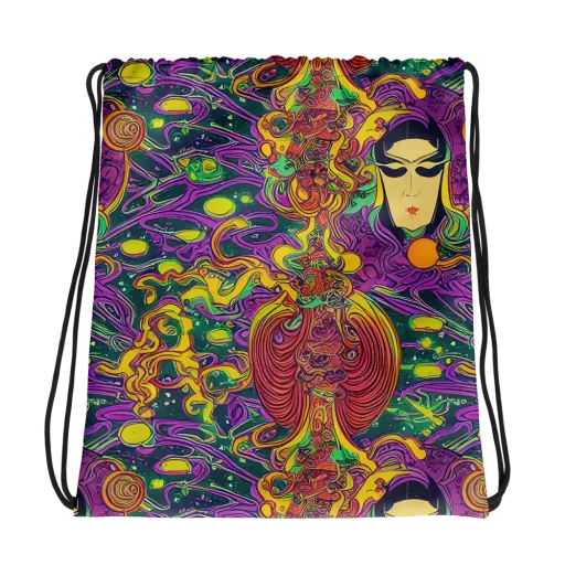 Odyssey in Color on a Drawstring Bag