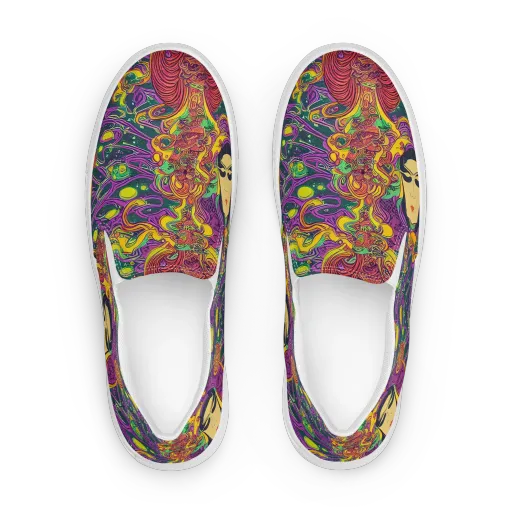 Odyssey in Color on a Women's Slip-On Canvas Shoes