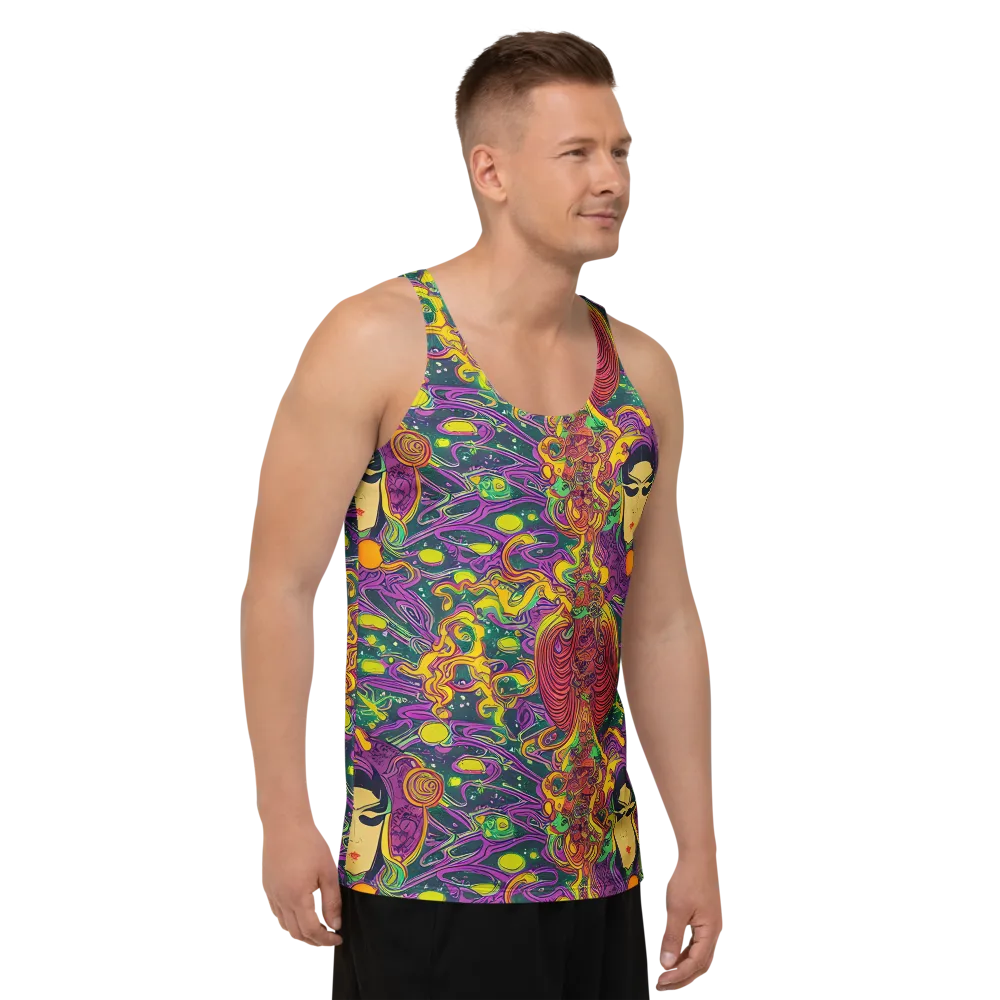 Odyssey in Color on Men's Tank Top — Right Front