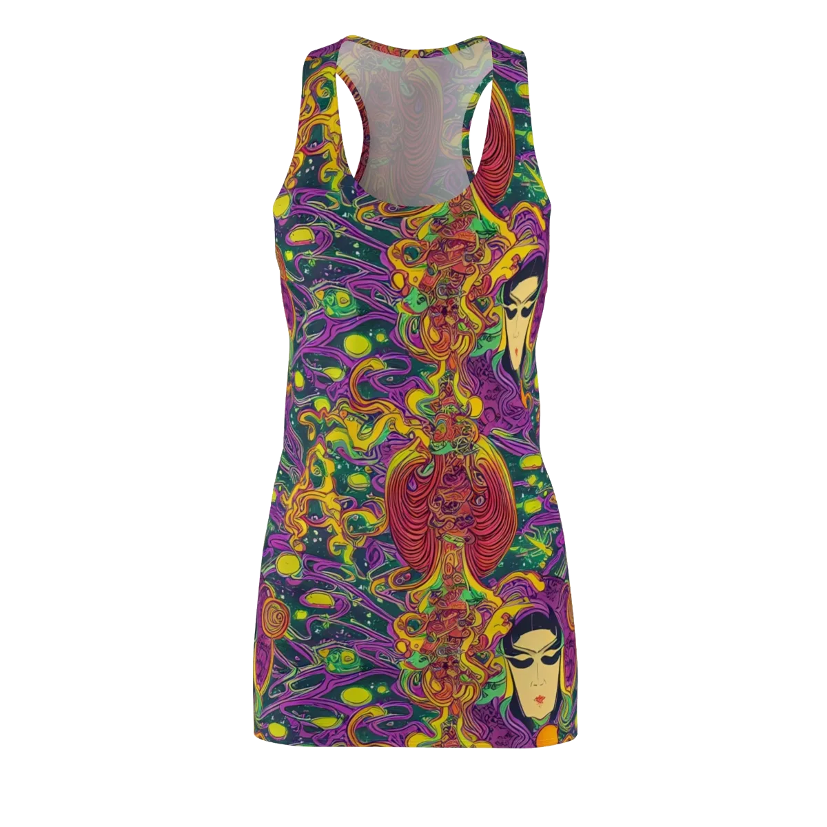 Odyssey in Color on Racerback Dress — Front